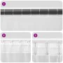 Cortinas de gasa con trabillas 2 uds arena 140x140 cm de , Cortinas y visillos - Ref: Foro24-4102306, Precio: 12,63 €, Descue...