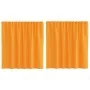 Cortinas de gasa con trabillas 2 uds naranja 140x140 cm von , Vorhänge und Gardinen - Ref: Foro24-4102281, Preis: 13,78 €, Ra...