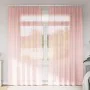 Cortinas de gasa con trabillas 2 uds rosa 140x225 cm von , Vorhänge und Gardinen - Ref: Foro24-4102288, Preis: 16,84 €, Rabat...