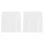 Cortinas de gasa con trabillas 2 uds. color blanco 140x140 cm von , Vorhänge und Gardinen - Ref: Foro24-4102331, Preis: 15,45...