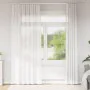 Cortinas de gasa con trabillas 2 uds. color blanco 140x225 cm de , Cortinas y visillos - Ref: Foro24-4102333, Precio: 16,01 €...