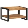 Mesa de centro madera maciza de acacia 70x50x38 cm by , Coffee table - Ref: Foro24-4102719, Price: 95,28 €, Discount: %