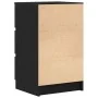 Mesilla de noche con 3 cajones color negro 39x35x65 cm by , Nightstands - Ref: Foro24-861339, Price: 63,88 €, Discount: %