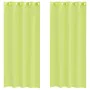 Cortinas de gasa con ojales 2 uds verde manzana 140x245 cm von , Vorhänge und Gardinen - Ref: Foro24-4102056, Preis: 15,04 €,...