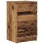 Mesilla de noche con 3 cajones madera vieja 39x35x65 cm von , Nachttische - Ref: Foro24-861351, Preis: 59,70 €, Rabatt: %