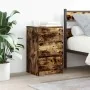 Mesilla de noche con 3 cajones roble ahumado 39x35x65 cm von , Nachttische - Ref: Foro24-861345, Preis: 58,60 €, Rabatt: %