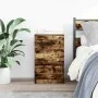 Mesilla de noche con 3 cajones roble ahumado 39x35x65 cm von , Nachttische - Ref: Foro24-861345, Preis: 58,60 €, Rabatt: %