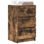 Mesilla de noche con 3 cajones roble ahumado 39x35x65 cm von , Nachttische - Ref: Foro24-861345, Preis: 58,60 €, Rabatt: %