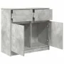 Aparador con cajón gris hormigón 80x34x76 cm madera ingeniería by , Sideboards - Ref: Foro24-861538, Price: 84,23 €, Discount: %