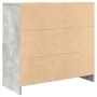 Aparador con cajón gris hormigón 80x34x76 cm madera ingeniería by , Sideboards - Ref: Foro24-861538, Price: 84,23 €, Discount: %