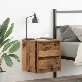 Mesilla de noche de pared de madera vieja 38x34x40 cm by , Nightstands - Ref: Foro24-861261, Price: 46,81 €, Discount: %