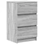 Mesilla de noche con 3 cajones gris Sonoma 39x35x65 cm von , Nachttische - Ref: Foro24-861347, Preis: 63,21 €, Rabatt: %