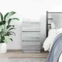Mesilla de noche con 3 cajones gris Sonoma 39x35x65 cm von , Nachttische - Ref: Foro24-861347, Preis: 63,21 €, Rabatt: %