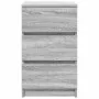 Mesilla de noche con 3 cajones gris Sonoma 39x35x65 cm von , Nachttische - Ref: Foro24-861347, Preis: 63,21 €, Rabatt: %