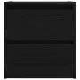 Mesilla de noche de pared roble negro 38x34x40 cm de , Mesitas de noche - Ref: Foro24-861249, Precio: 49,32 €, Descuento: %