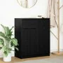 Aparador con cajón roble negro 71x35x84 cm madera de ingeniería by , Sideboards - Ref: Foro24-861590, Price: 91,22 €, Discoun...