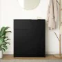 Aparador con cajón roble negro 71x35x84 cm madera de ingeniería by , Sideboards - Ref: Foro24-861590, Price: 91,22 €, Discoun...
