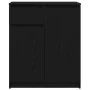 Aparador con cajón roble negro 71x35x84 cm madera de ingeniería by , Sideboards - Ref: Foro24-861590, Price: 91,22 €, Discoun...