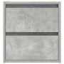 Mesillas de noche de pared 2 uds gris hormigón 38x34x40 cm de , Mesitas de noche - Ref: Foro24-861254, Precio: 81,00 €, Descu...