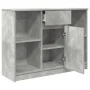 Aparador con cajón gris hormigón 101x35x76 cm madera ingeniería von , Sideboards - Ref: Foro24-861565, Preis: 89,37 €, Rabatt: %
