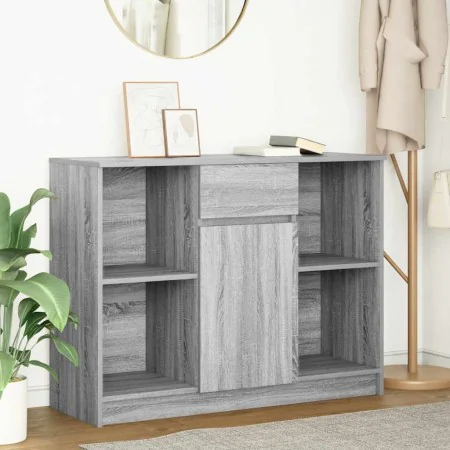 Aparador con cajón Sonoma gris 101x35x76 cm madera ingeniería de , Aparadores - Ref: Foro24-861567, Precio: 91,83 €, Descuent...