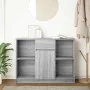 Aparador con cajón Sonoma gris 101x35x76 cm madera ingeniería de , Aparadores - Ref: Foro24-861567, Precio: 91,83 €, Descuent...