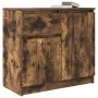 Aparador con cajón roble ahumado 71x35x65 cm madera ingeniería by , Sideboards - Ref: Foro24-861602, Price: 73,83 €, Discount: %