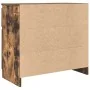 Aparador con cajón roble ahumado 71x35x65 cm madera ingeniería by , Sideboards - Ref: Foro24-861602, Price: 73,83 €, Discount: %