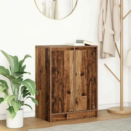Aparador de madera contrachapada envejecida 57x34x76 cm by , Sideboards - Ref: Foro24-861623, Price: 70,16 €, Discount: %