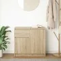 Aparador con cajón roble Sonoma 71x35x65 cm madera ingeniería von , Sideboards - Ref: Foro24-861600, Preis: 75,50 €, Rabatt: %
