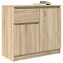 Aparador con cajón roble Sonoma 71x35x65 cm madera ingeniería von , Sideboards - Ref: Foro24-861600, Preis: 75,50 €, Rabatt: %