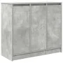 Aparador de madera de ingeniería gris hormigón 85x34x76 cm by , Sideboards - Ref: Foro24-861628, Price: 90,53 €, Discount: %
