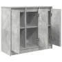 Aparador de madera de ingeniería gris hormigón 85x34x76 cm by , Sideboards - Ref: Foro24-861628, Price: 90,53 €, Discount: %