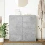 Aparador de madera de ingeniería gris hormigón 100x35x99 cm by , Sideboards - Ref: Foro24-3328492, Price: 156,82 €, Discount: %
