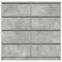 Aparador de madera de ingeniería gris hormigón 100x35x99 cm by , Sideboards - Ref: Foro24-3328492, Price: 156,82 €, Discount: %