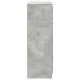 Aparador de madera de ingeniería gris hormigón 100x35x99 cm by , Sideboards - Ref: Foro24-3328492, Price: 156,82 €, Discount: %