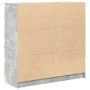 Aparador de madera de ingeniería gris hormigón 100x35x99 cm by , Sideboards - Ref: Foro24-3328492, Price: 156,82 €, Discount: %