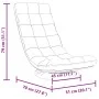 Sillón giratorio de suelo de tela gris nube 70x51x79 cm von , Bodenstühle - Ref: Foro24-4019731, Preis: 117,84 €, Rabatt: %