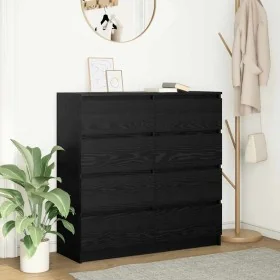 Aparador de madera de roble negro 100x35x99 cm by , Sideboards - Ref: Foro24-3328490, Price: 160,80 €, Discount: %