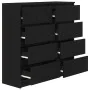 Aparador de madera de roble negro 100x35x99 cm von , Sideboards - Ref: Foro24-3328490, Preis: 161,17 €, Rabatt: %