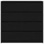 Aparador de madera de roble negro 100x35x99 cm von , Sideboards - Ref: Foro24-3328490, Preis: 161,17 €, Rabatt: %