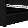 Aparador de madera de roble negro 100x35x99 cm von , Sideboards - Ref: Foro24-3328490, Preis: 161,17 €, Rabatt: %