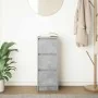 Aparador de madera de ingeniería gris hormigón 29,5x34x76 cm by , Sideboards - Ref: Foro24-861637, Price: 61,08 €, Discount: %