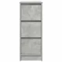 Aparador de madera de ingeniería gris hormigón 29,5x34x76 cm by , Sideboards - Ref: Foro24-861637, Price: 61,08 €, Discount: %