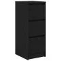 Aparador de madera de roble negro 29,5x34x76 cm de , Aparadores - Ref: Foro24-861635, Precio: 65,01 €, Descuento: %