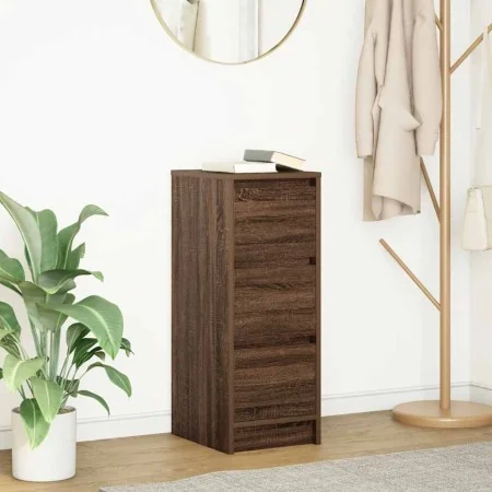 Aparador roble marrón 29,5x34x76 cm madera de ingeniería by , Sideboards - Ref: Foro24-861640, Price: 62,76 €, Discount: %