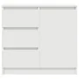Aparador con cajón blanco 71x35x65 cm madera de ingeniería by , Sideboards - Ref: Foro24-861571, Price: 85,64 €, Discount: %