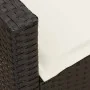 Sofá de jardín de 5 plazas con cojines ratán sintético negro de , Conjuntos de jardín - Ref: Foro24-4104111, Precio: 326,36 €...