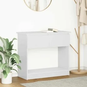 Mesa consola con cajones blanca 85,5x38,5x74,5 cm by , Side tables - Ref: Foro24-861391, Price: 80,43 €, Discount: %