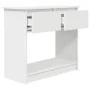 Mesa consola con cajones blanca 85,5x38,5x74,5 cm von , Seitentische - Ref: Foro24-861391, Preis: 80,43 €, Rabatt: %